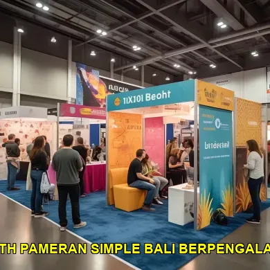 booth pameran simple bali berpengalaman